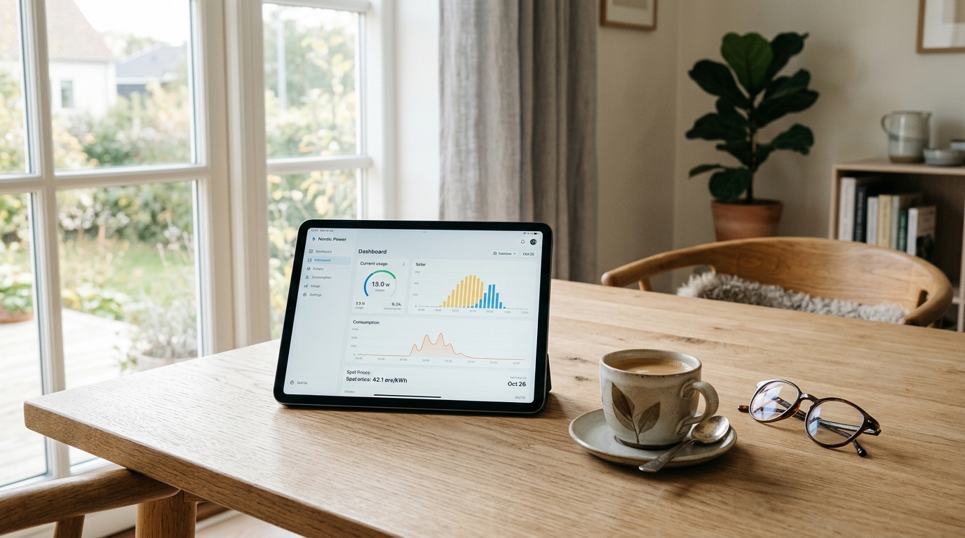 Smart digital elmätare i svenskt elskåp
